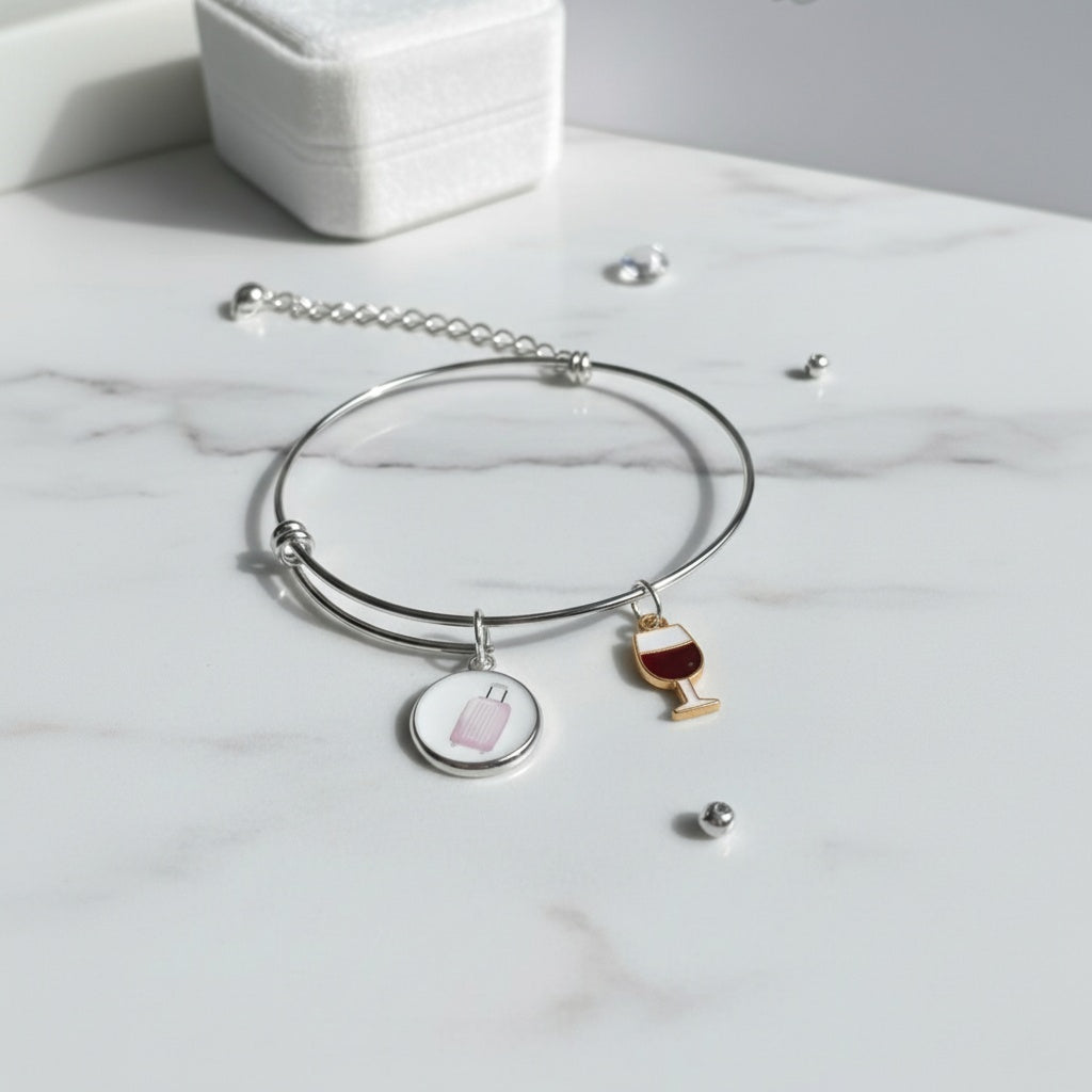 Wine Glass Charm